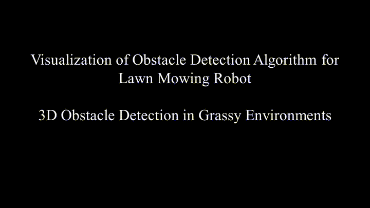 Rule-based 3D obstacle detection