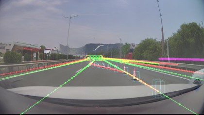 Generated traffic cones and lane lines